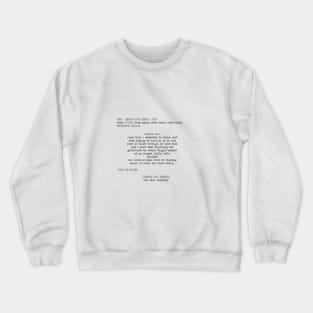 American Beauty Screenplay Crewneck Sweatshirt